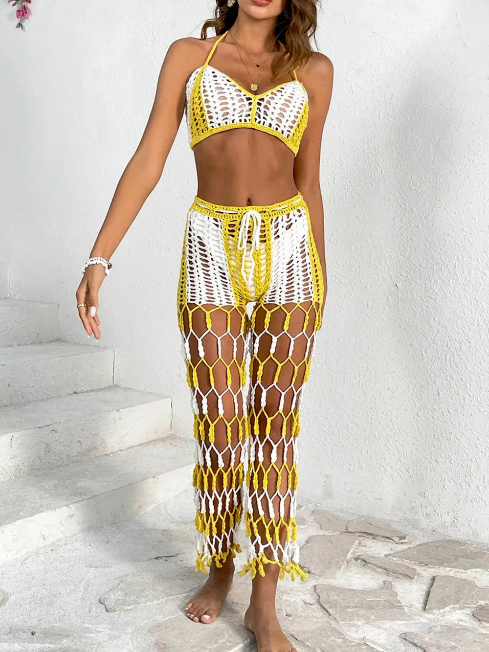 Beach top & pants set