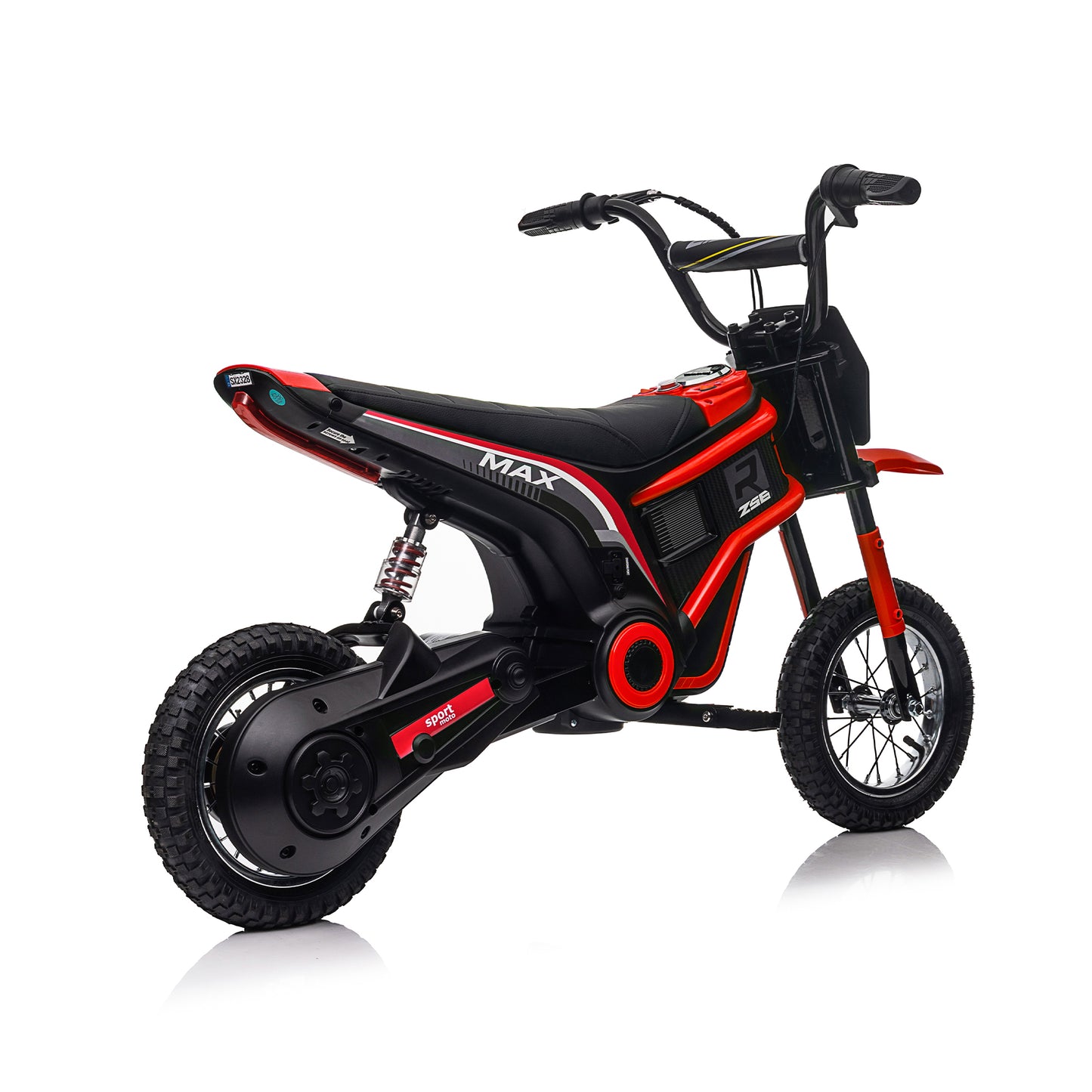 Speed up to 14.29MPH 24V Electric Kid Motorcycle off-road vehicle large front & rear suspension