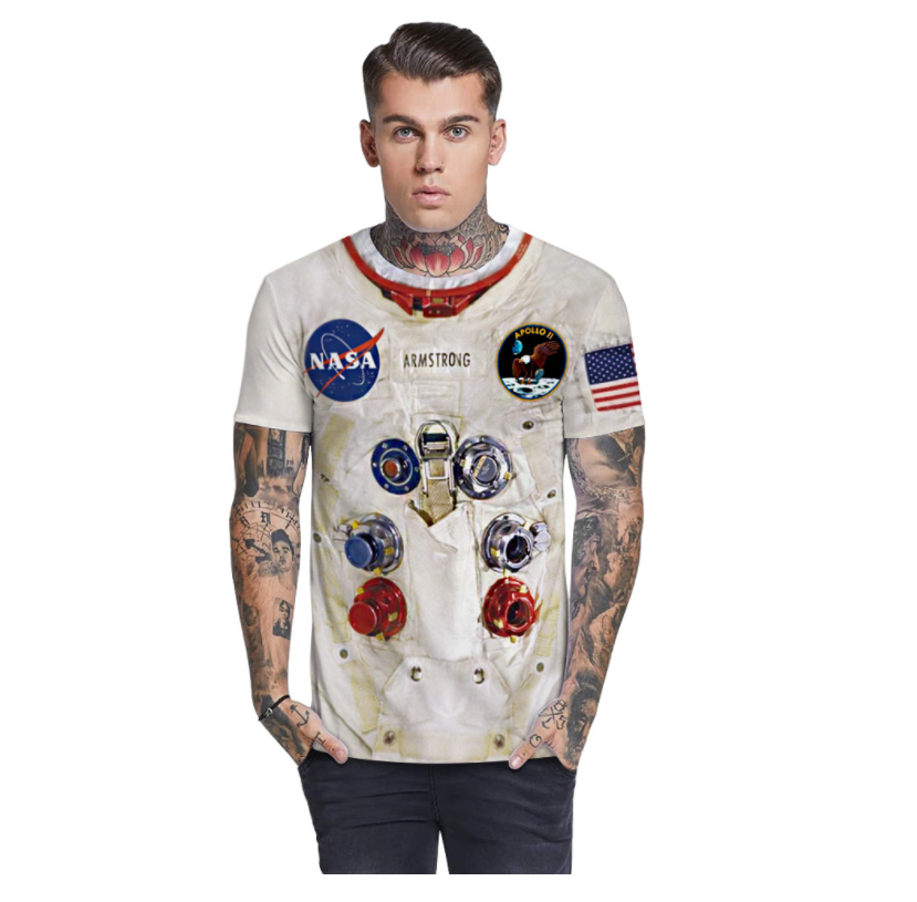3D printed (Outer Space Man) T-shirt