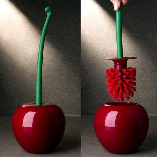 Cherry Green Apple toilet brush toilet brush set plastic brush cleaning brush