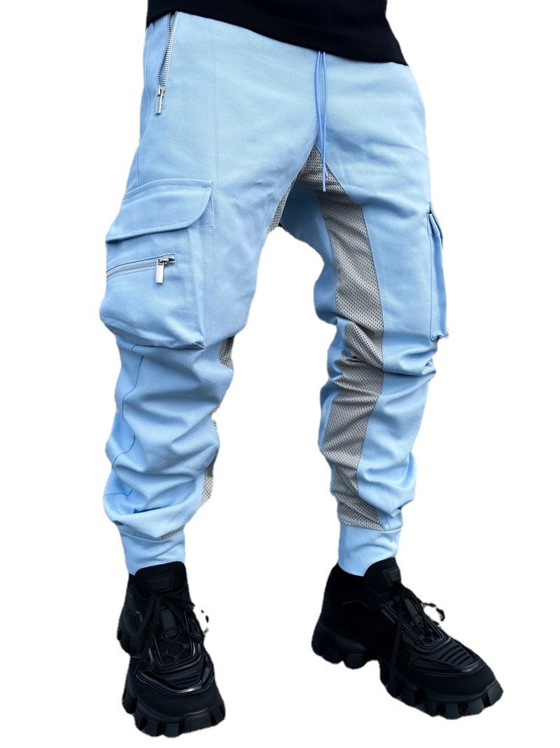 Casual Sports pants trousers multi-pocket overalls