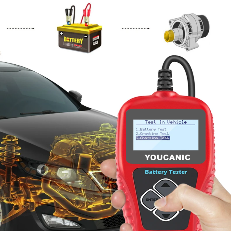 Voltcheck Pro | Digital Battery & Charging System Tester Analyzer | UCAN-VOLT-II