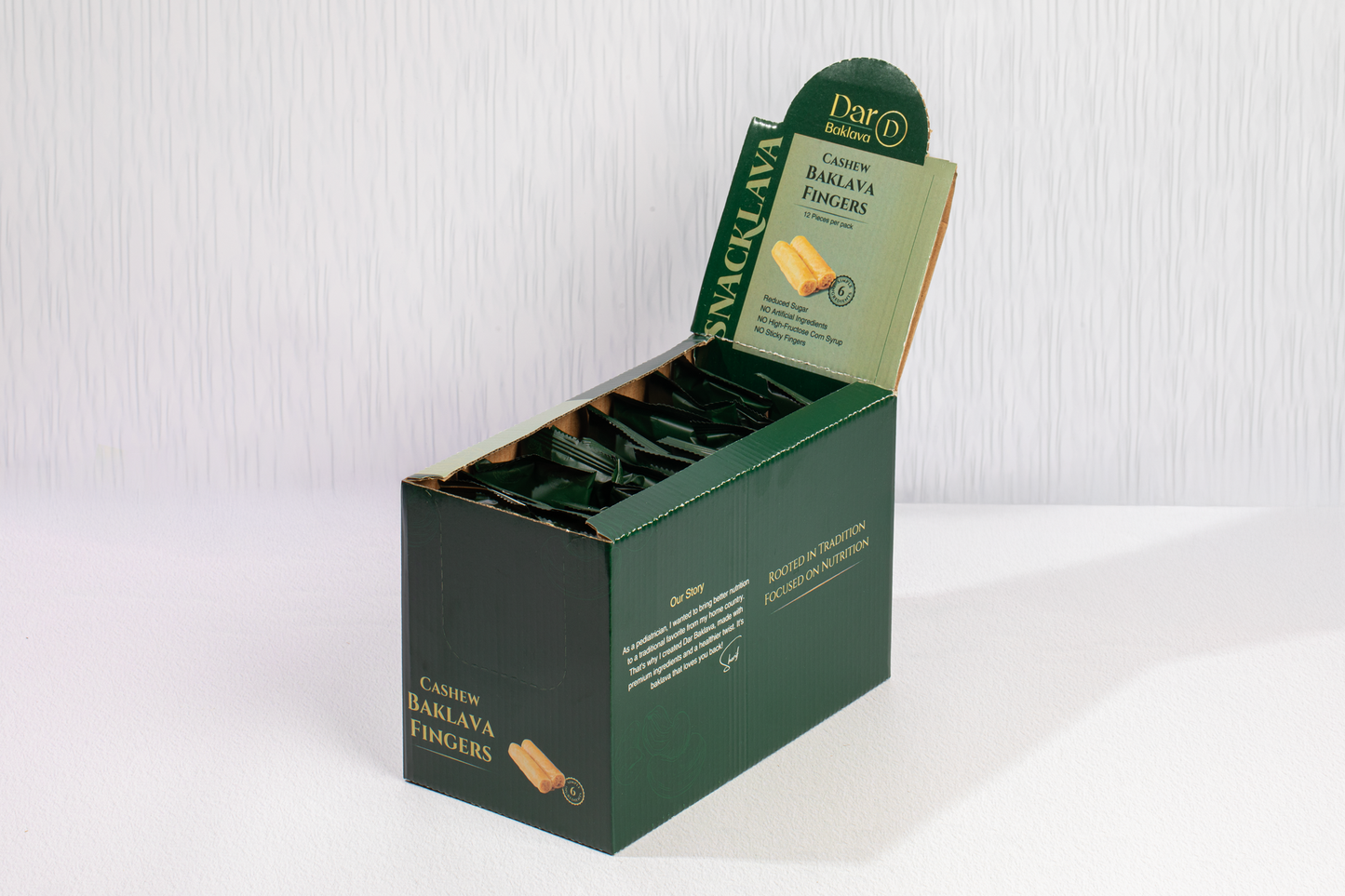 Baklava Fingers Cashew - Snacklava® | 20 Packs