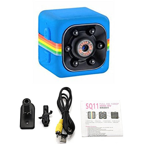1080P HD Sport DV DVR Monitor Concealed camera SQ 11 night vision micro small camera Mini camcorder