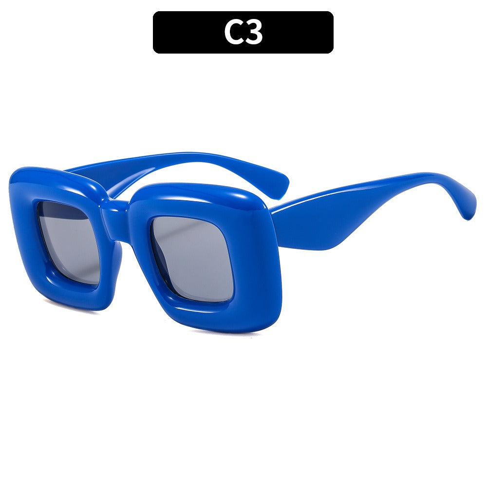 Inflatable Sunglasses Funny Square Street Sunglasses
