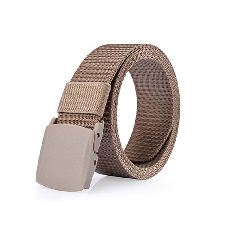 Nylon tactical belt non-metallic, military canvas belt