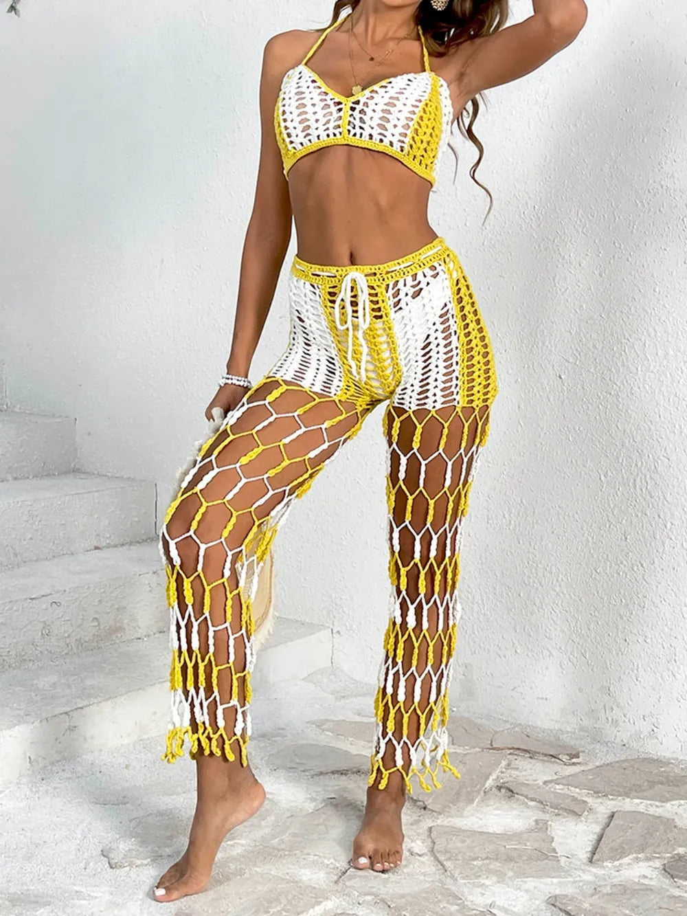 Beach top & pants set