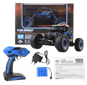 RC Car 4WD 2.4GHz Rock Crawlers Rally climbing Car 4x4 Double Motors Bigfoot Car Remote Control Model Off-Road Vehicle