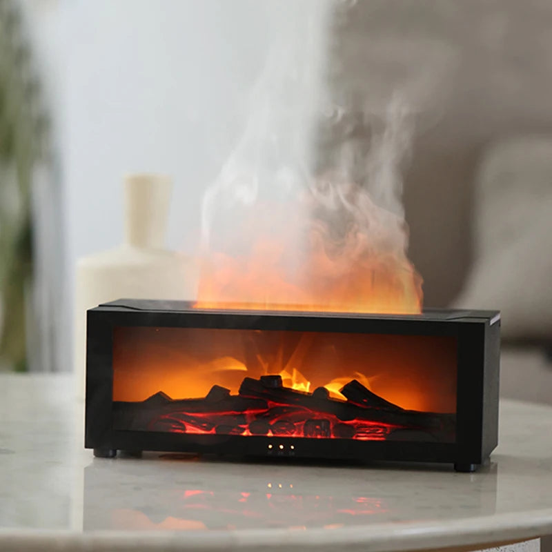 Fireplace Atmosphere Humidifier Simulation Fireplace Automatic Large Spray