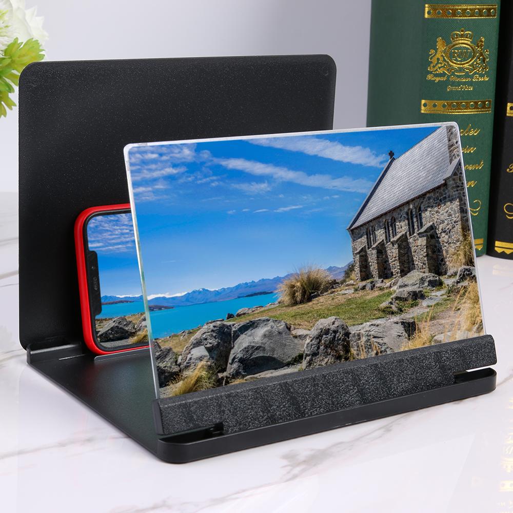 3D Phone Screen Magnifier Amplifier Folding Design HD Video Magnifying Glass 12inch