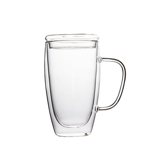 Double Layer Glass Cup 450ml