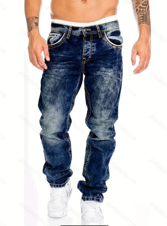 Jeans Open line straight leg jeans