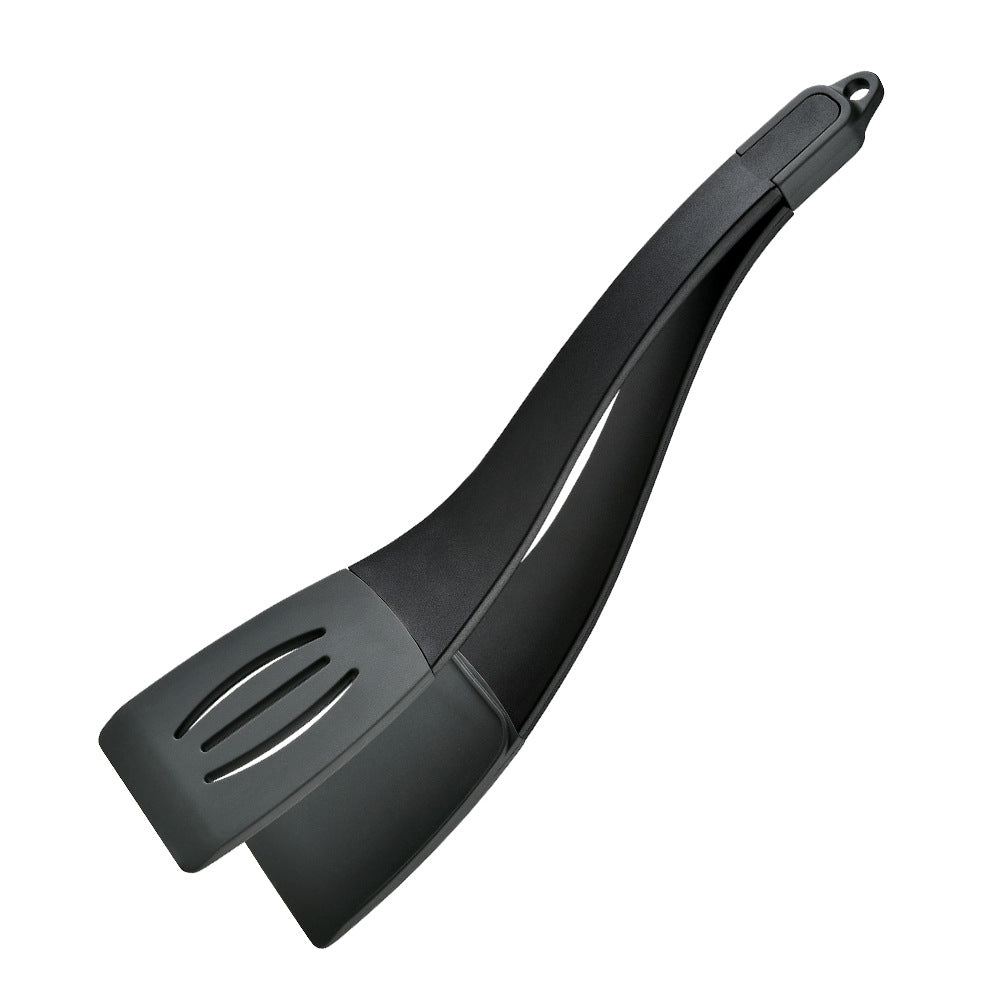 3 In 1 Frying Spatula Clip Silicone Food Clip Frying Steak Pancakes Shovel Slotted