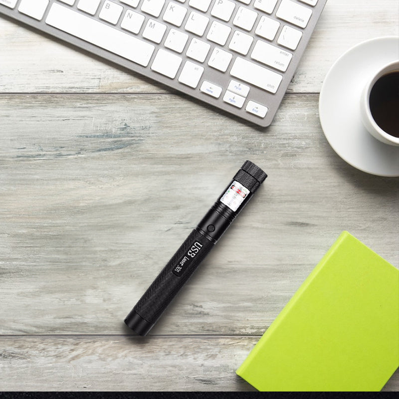 Rechargeable High - Brightness Red/Green/Violet Laser Pointer, 60825 - 1,532nm/650nm/405nm ，