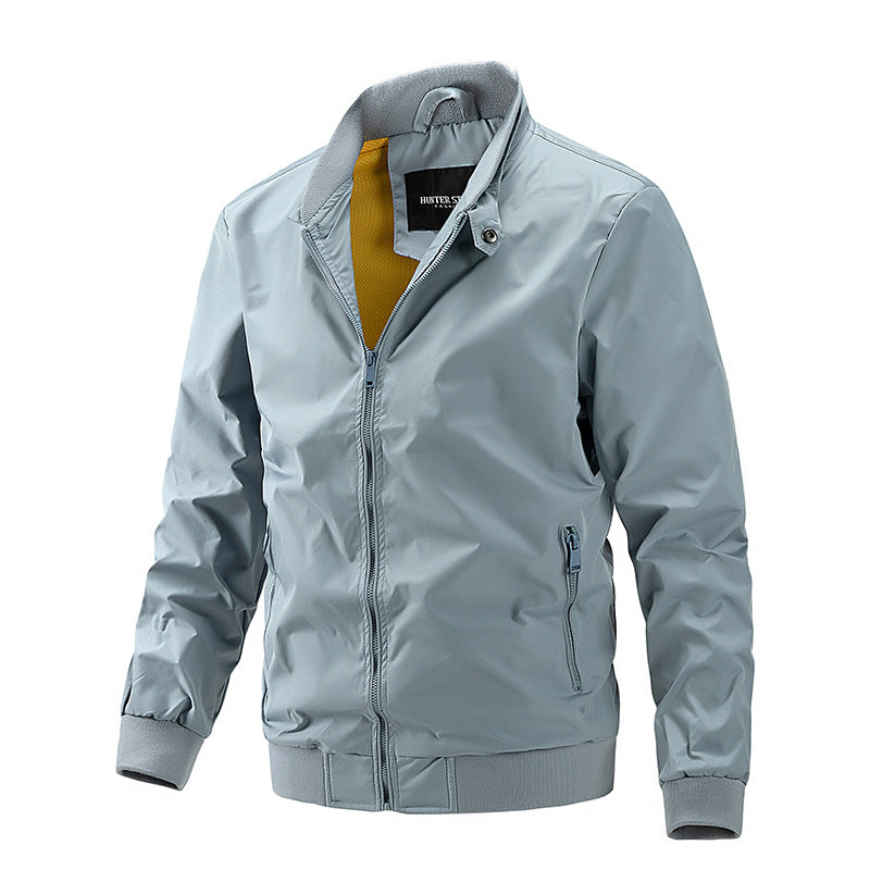 Flight Jacket with Stand up Collar
