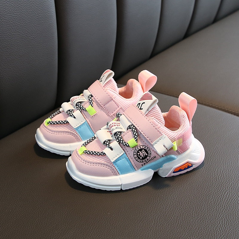 New Arrivals Kids Shoes for Boys Baby Toddler Sneakers Fashion Boutique Breathable Little Children Girls Sports Shoes Size 21-30