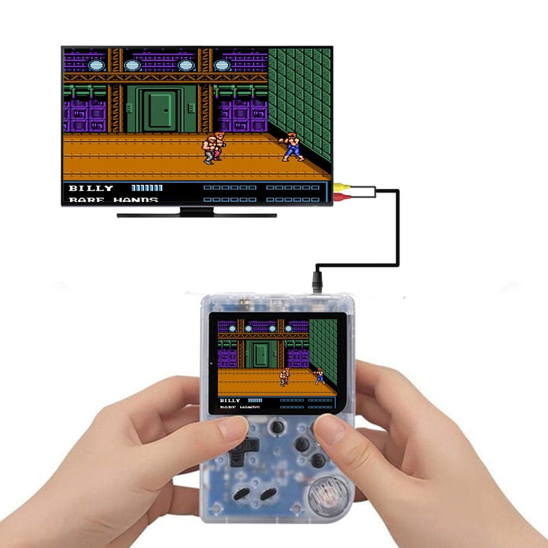 Retro Mini Portable Handheld Game Console Players 3.0 Inch 168 Built In Classic-FC Games Handheld Game player