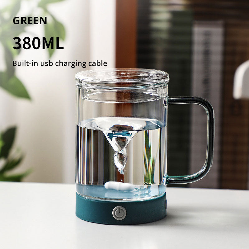 Full Automatic Mixing Cup, Coffee Cup, Multi-Function Electric Charging Type, Rotating Magnetic Cup, Milk Glass