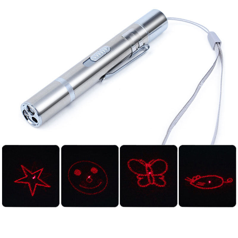 Laser Cat infrared laser image chasing pet toy with USB charging