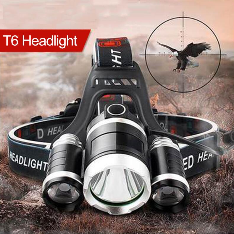 Headlamp 90 degree high Led lighting Head Lamp 4 mode XML T6/R5 LED Camping Fishing headlight Torch Lanterna