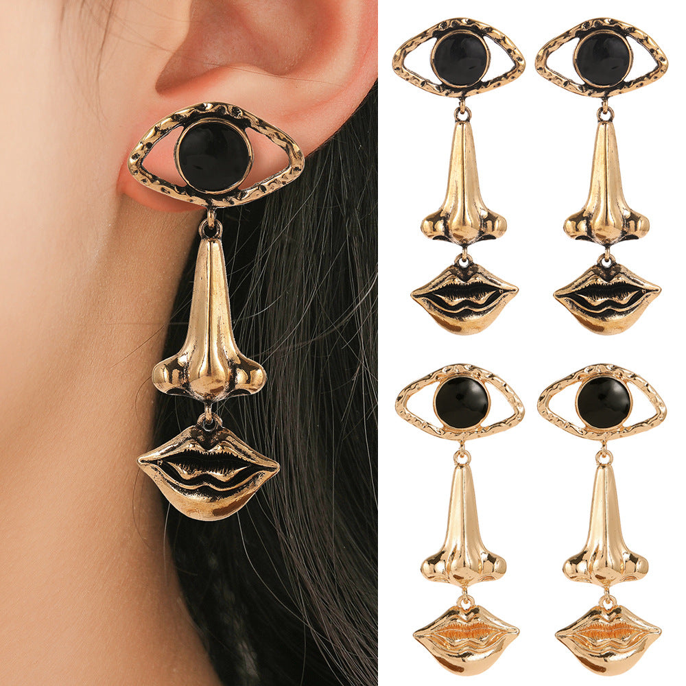 Facial Features Earrings