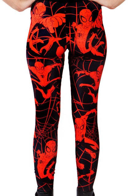 Leggings Digital Print Popular Spider-Man pants