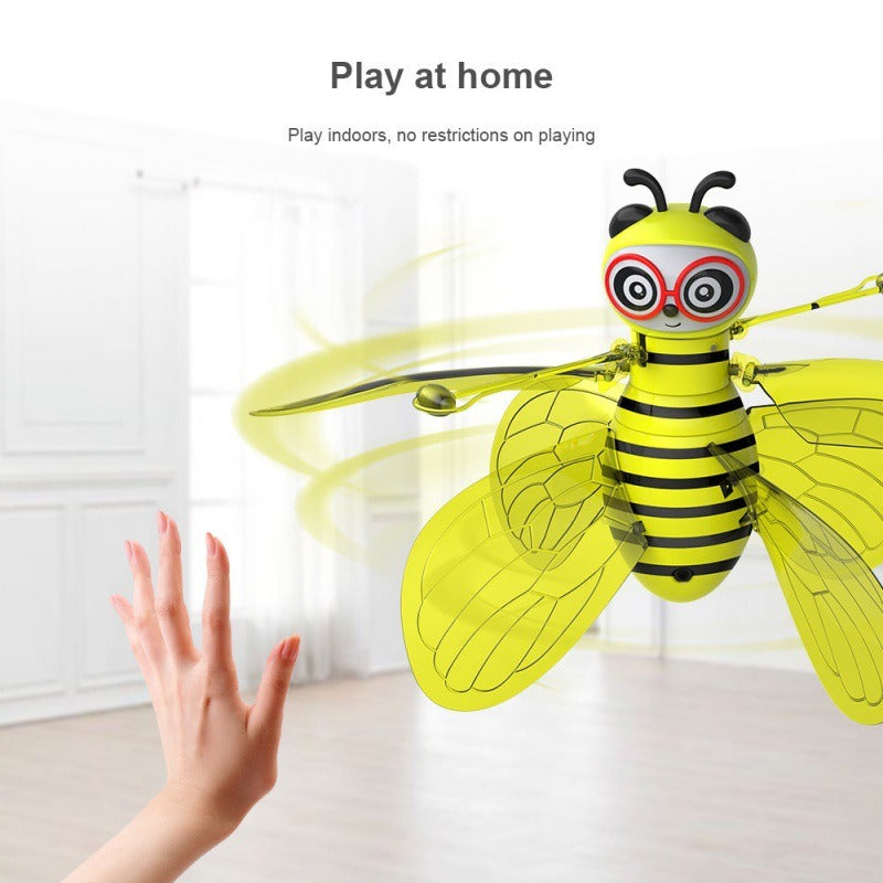Sensing Aircraft Will Glow Little Bees Children Sensing Little Flying Fairy Toys Suspension Toys