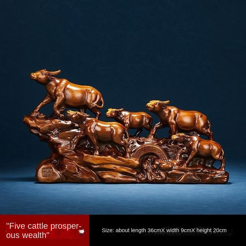 6 Elephants 6 Bulls Statues