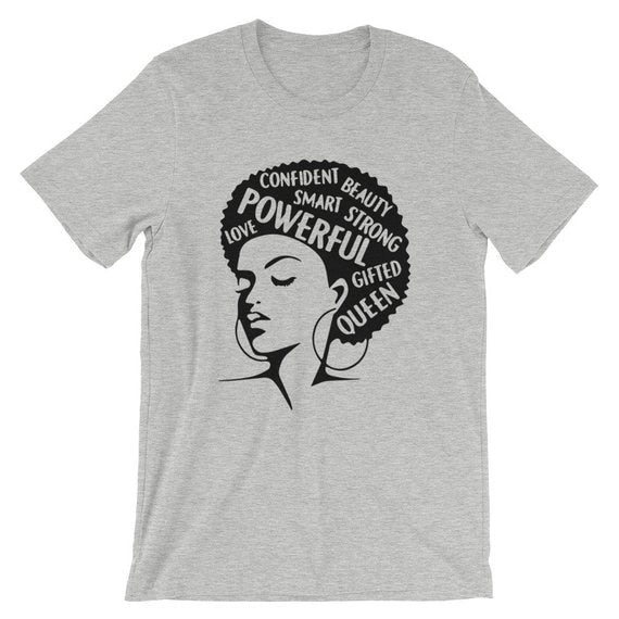 Afro Lady Feminist Tee Girl Power
