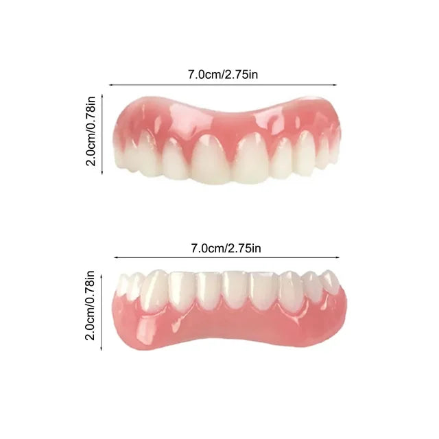 Silicone Upper/Lower False Teeth
