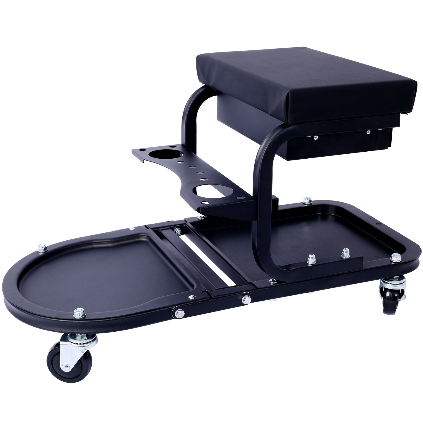 Rolling Multifunctional Cart, 15'1/2 "x 8'3/4" x 18'1/2 "- Black