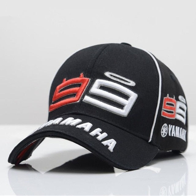 Jorge Lorenzo 99 Embroidered Yamaha Motorcycle Racing Sport Baseball Cap