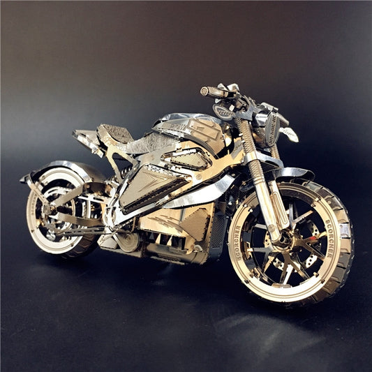 3D Laser Cut Mode Motorcycle puzzle