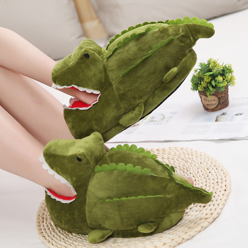 Crocodile Cotton Slippers