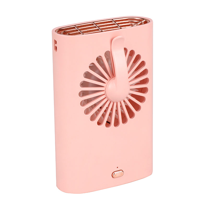 Mini Fan Desktop Office Three-Speed USB Charging Portable Handheld Hanging Neck Silent Fan
