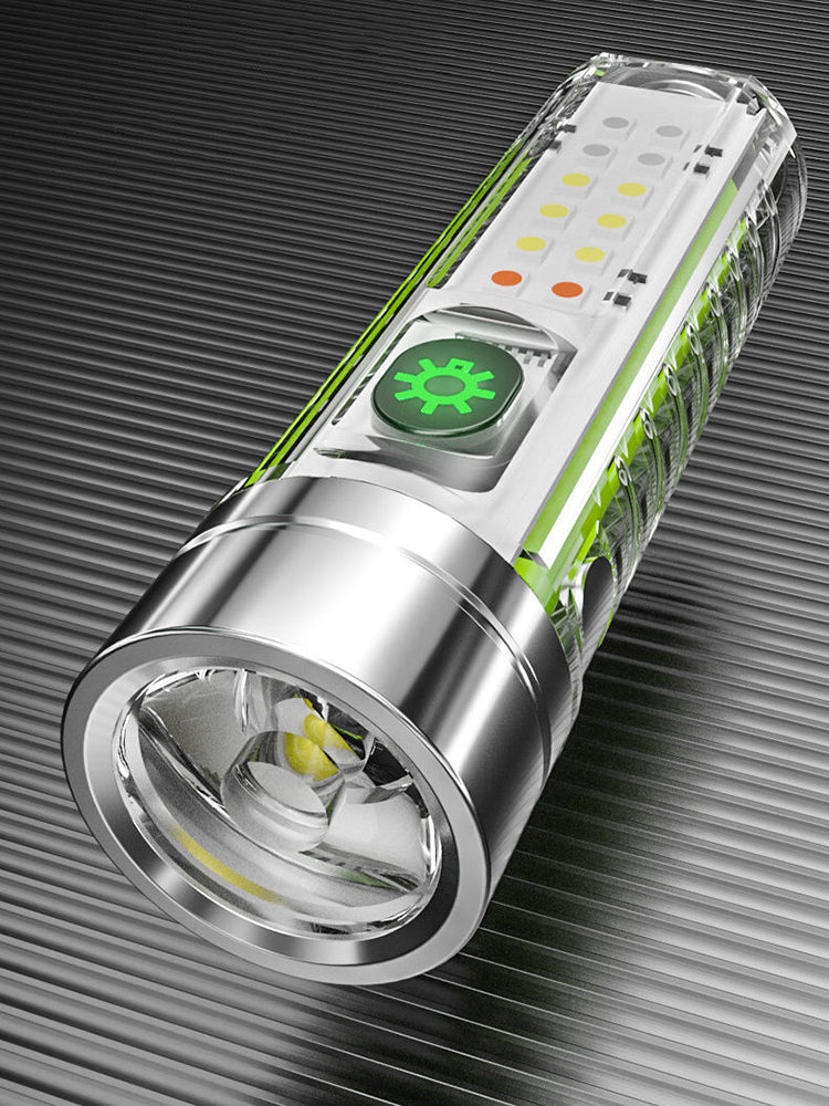 Mini Multifunctional Torch Laser Flashlight