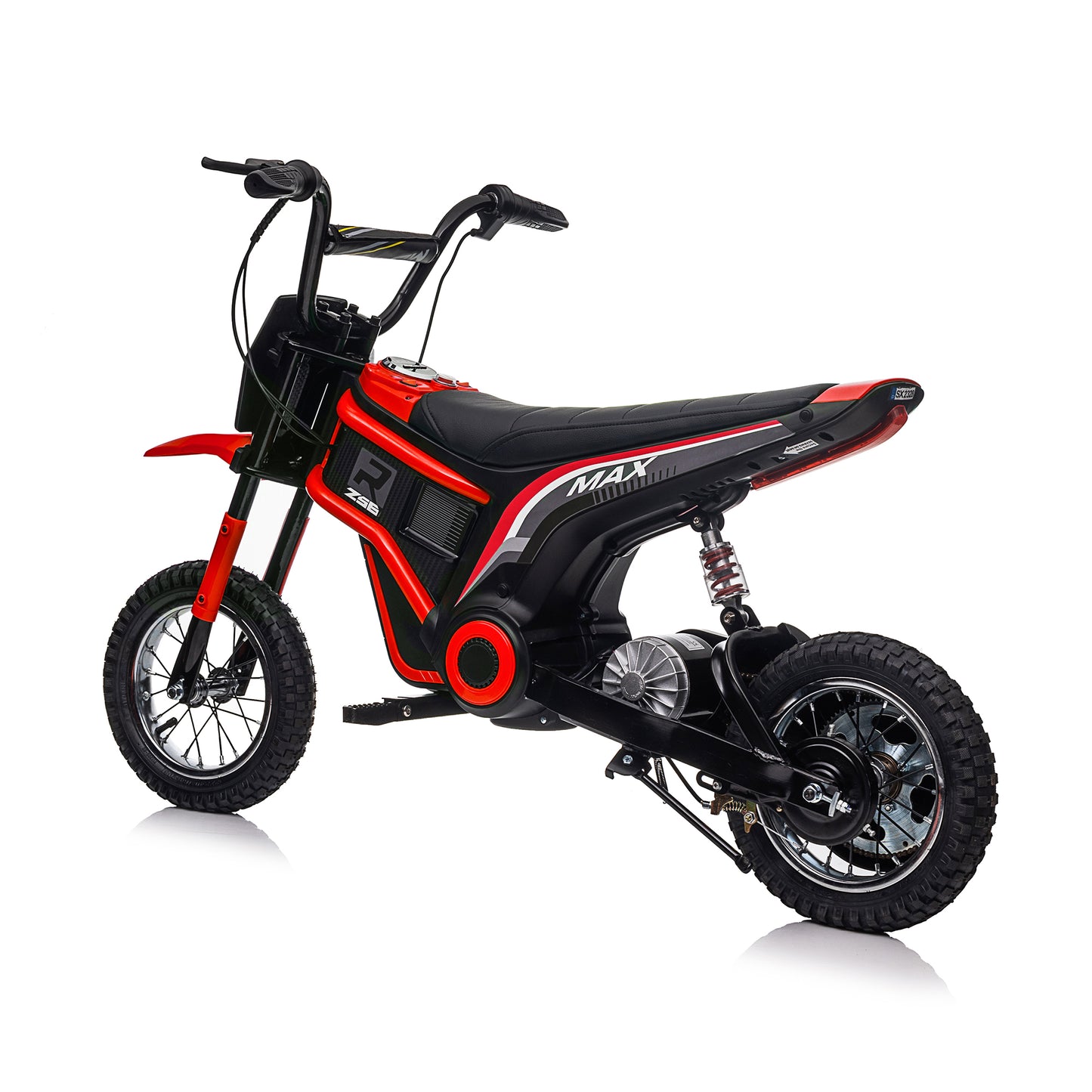 Speed up to 14.29MPH 24V Electric Kid Motorcycle off-road vehicle large front & rear suspension