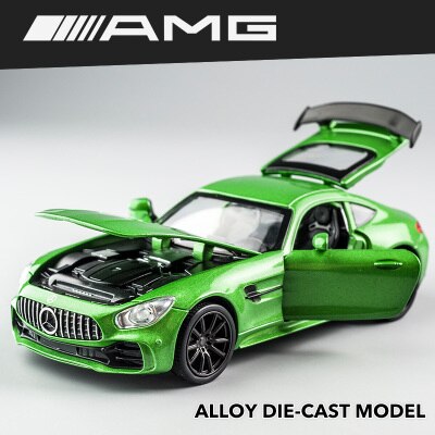 1:32 Alloy Diecast Car Model Chevrolet Camaro Pull Back Sound Lights