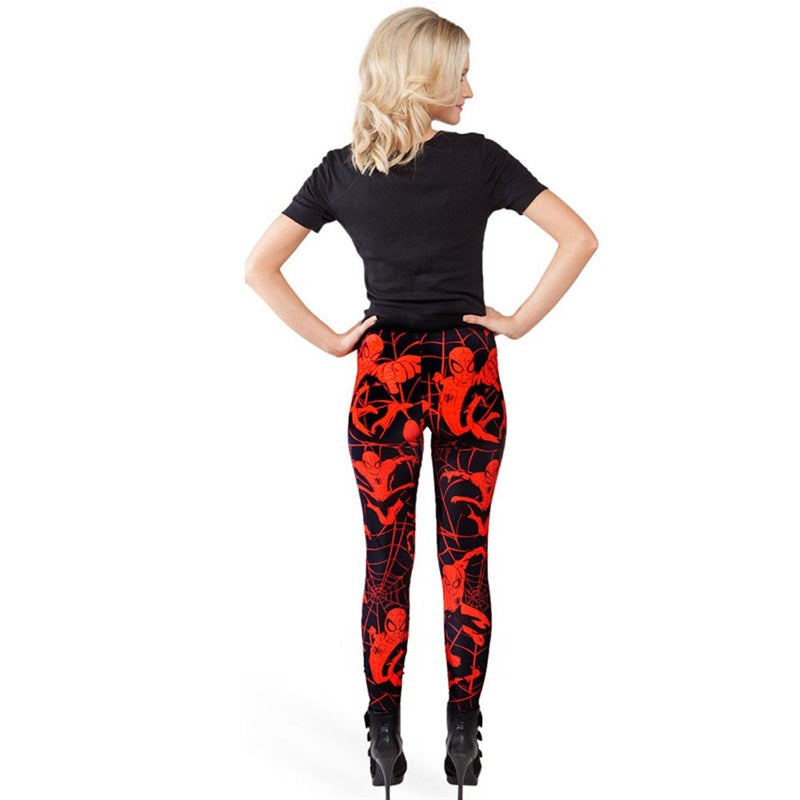 Leggings Digital Print Popular Spider-Man pants