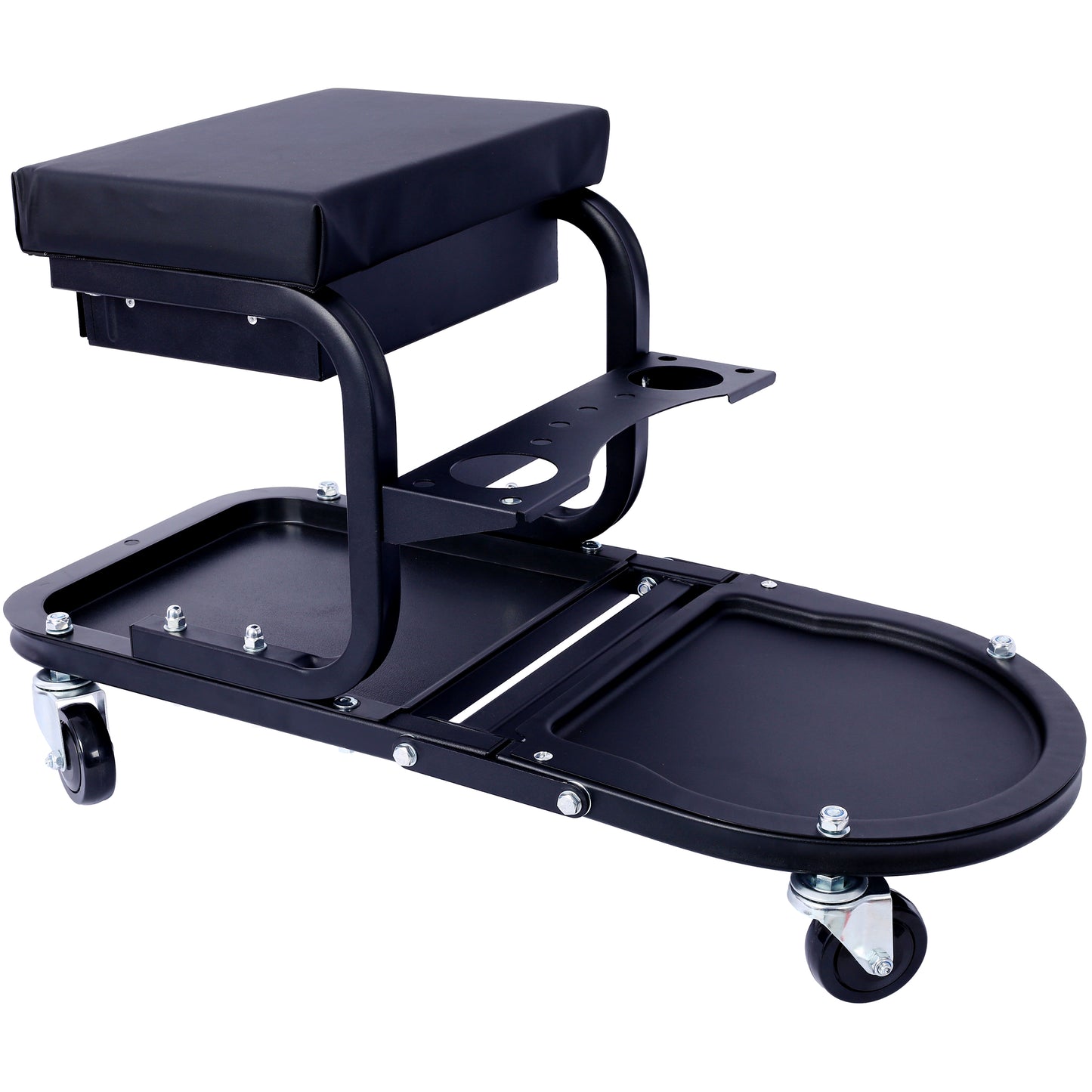 Rolling Multifunctional Cart, 15'1/2 "x 8'3/4" x 18'1/2 "- Black
