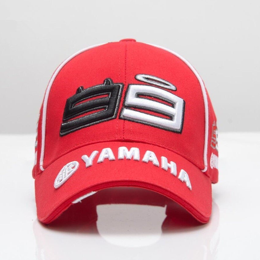 Jorge Lorenzo 99 Embroidered Yamaha Motorcycle Racing Sport Baseball Cap