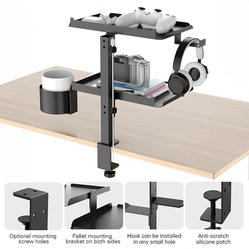 3 - Tier Multifunctional Desk Side Storage Rack