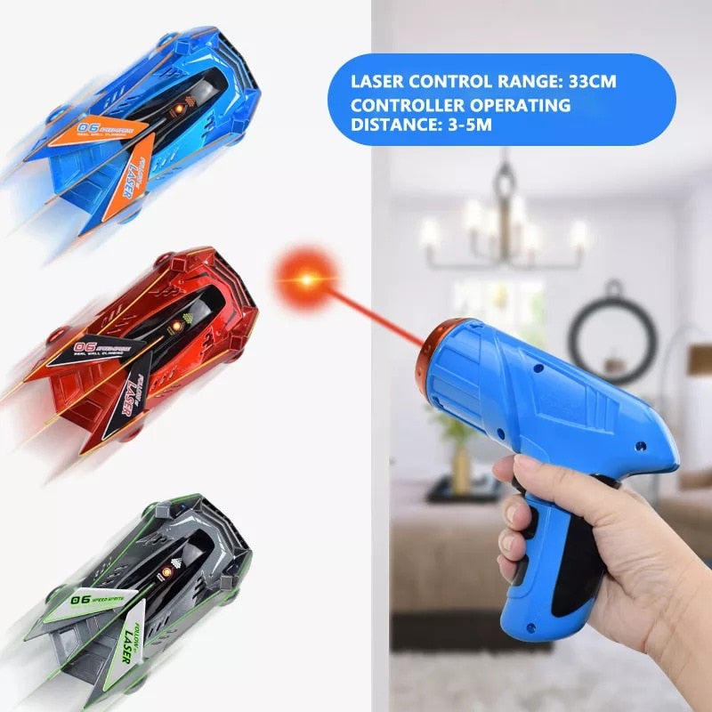 Laser Control Wall Ceiling Glass Climbing Car