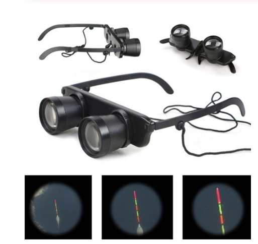 Portable Glasses Style Telescope Magnifier Binoculars