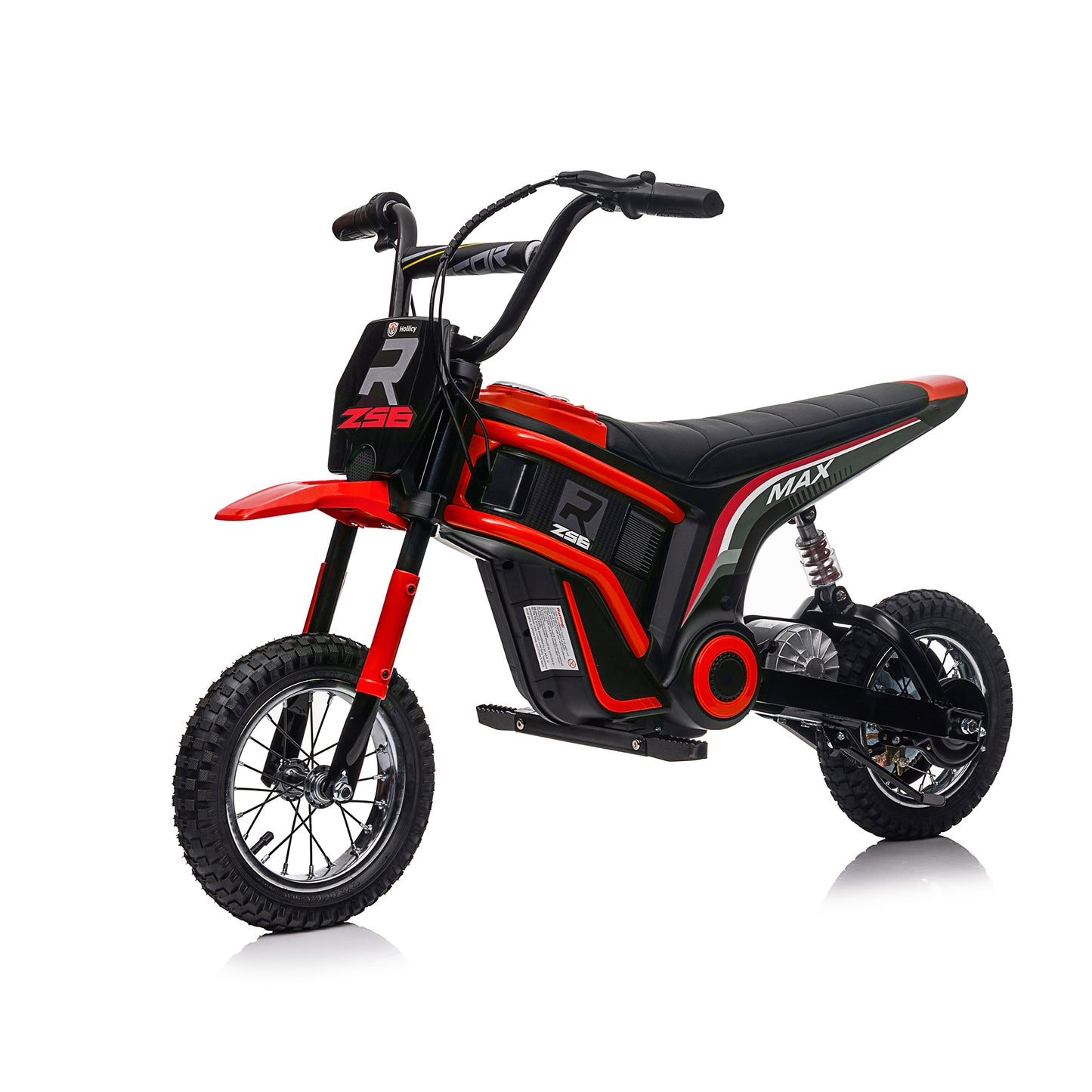 Speed up to 14.29MPH 24V Electric Kid Motorcycle off-road vehicle large front & rear suspension