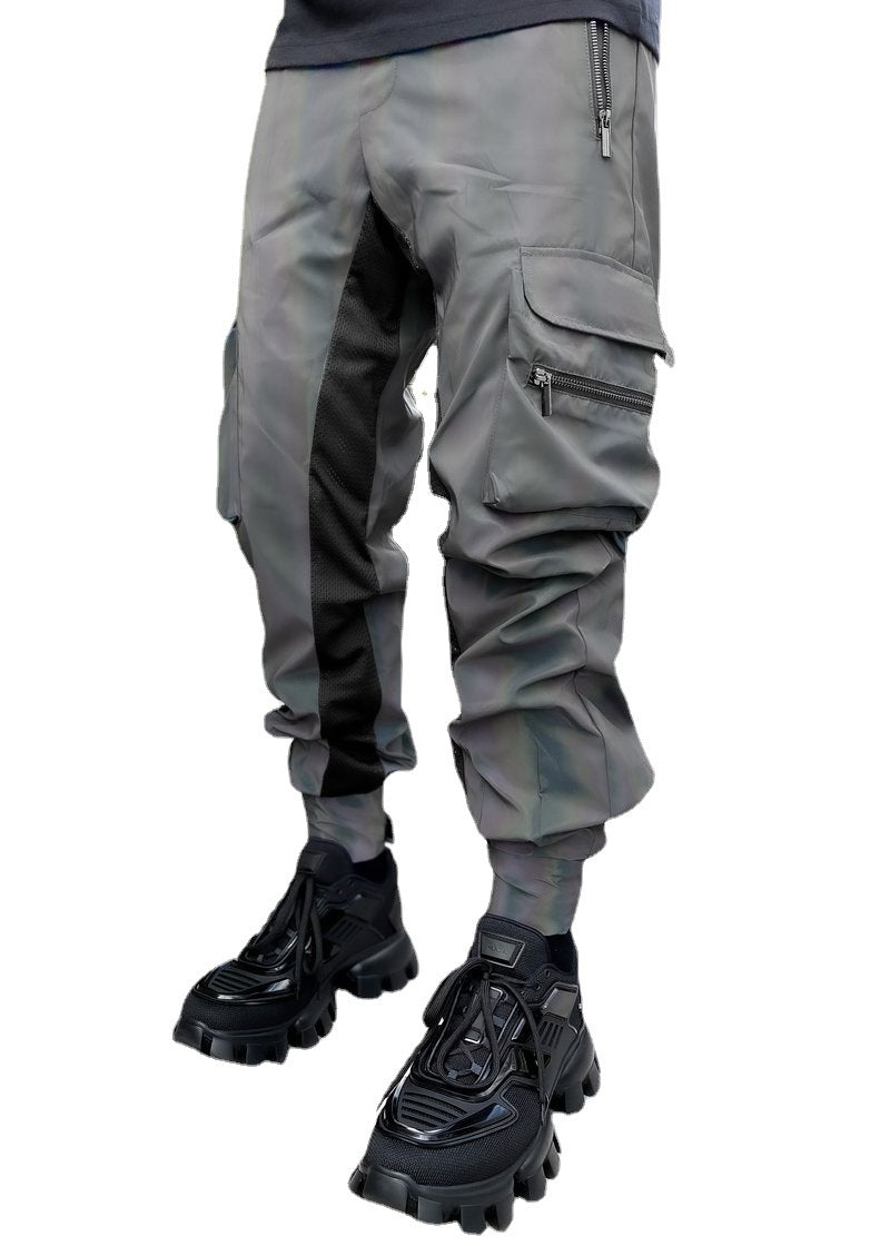 Casual Sports pants trousers multi-pocket overalls