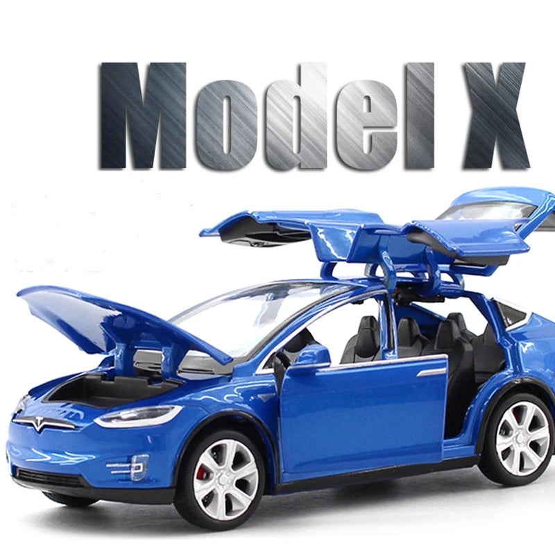 1:32 Tesla MODEL X Alloy Car Model Diecasts Vehicle