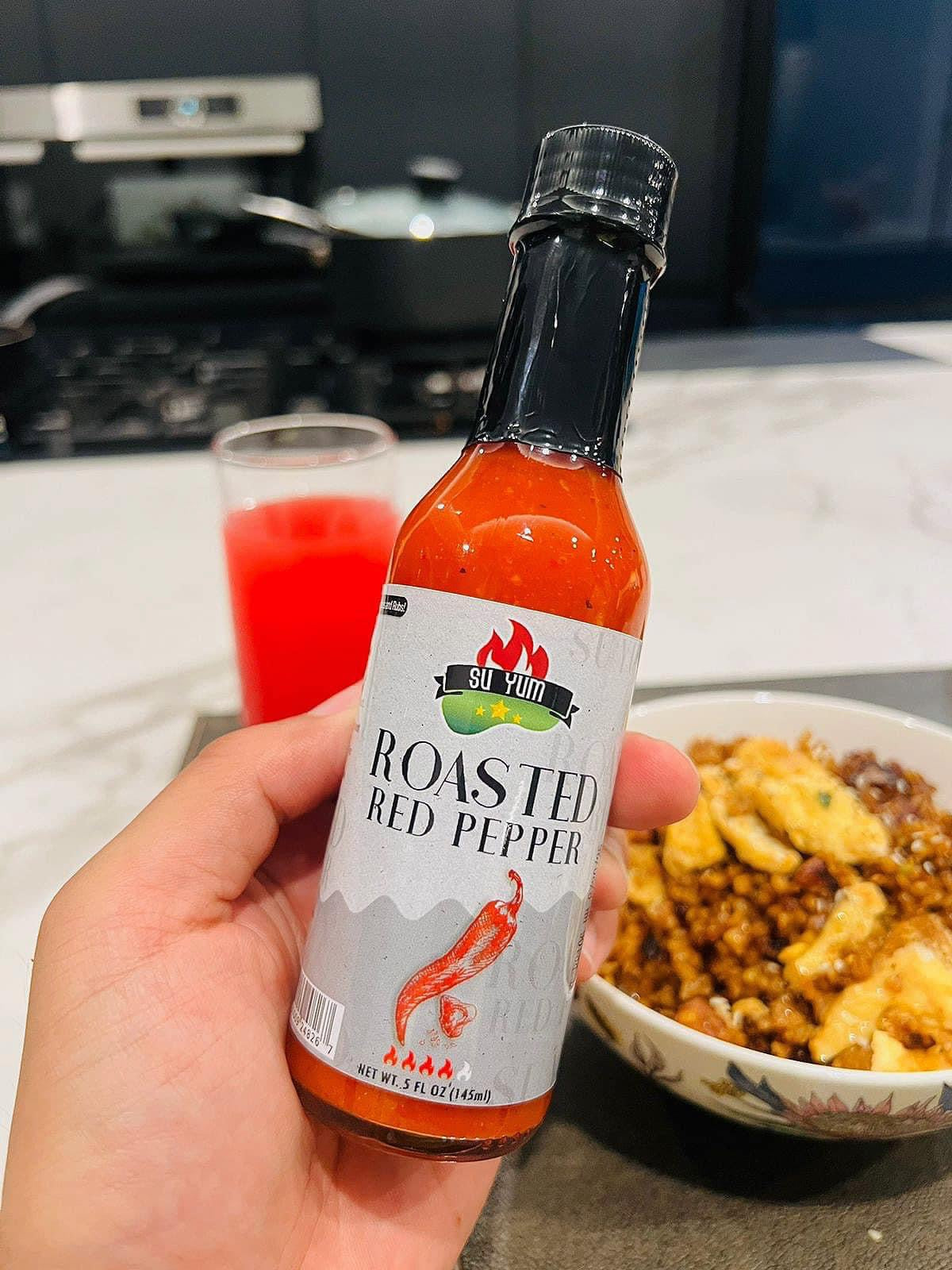 Roasted Red Pepper Hot Sauce