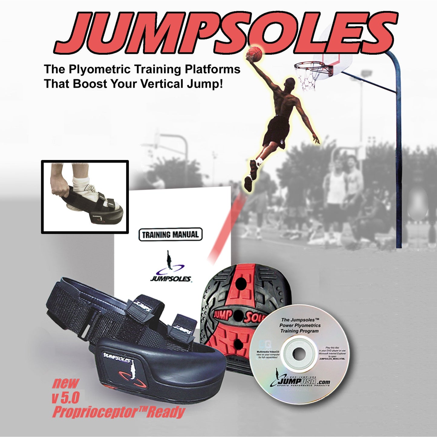 HIGH JUMP!!! JumpSoles Plyometric Shoe Platforms