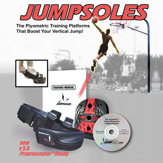 HIGH JUMP!!! JumpSoles Plyometric Shoe Platforms